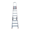 7 steps Aluminum Home Used Folding Ladder with handle